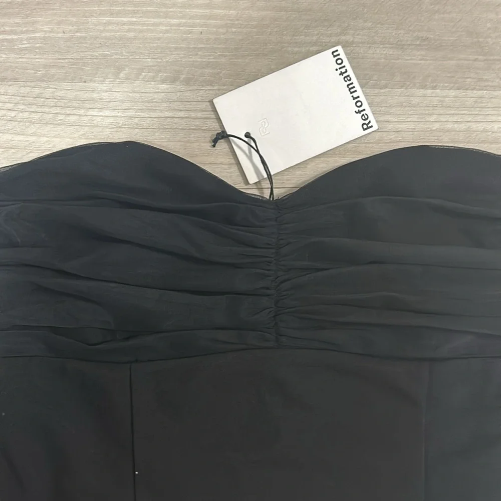 NWT! Reformation Knit Corset Top with matching neck scarf - Picture 2 of 4